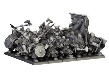 Clan Warriors with hand weapons and shields
