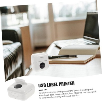 Термальный принтер Принтер для небольших этикеток Портативный принтер