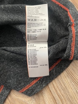 SUPERDRY koszulka męska t-shirt r. S grafit melanż