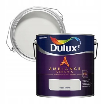 Farba ceramiczna Dulux 2,5 l odcienie bieli mat