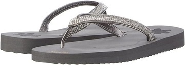 flip*flop Japonki damskie GLAM steel szate z cyrkoniami kryształkami r. 41