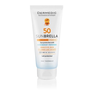 DERMEDIC SUNBRELLA Mleczko na słońce dla dzieci SPF50 100 ml
