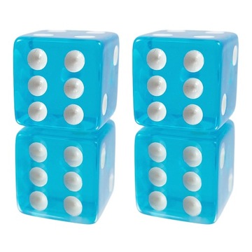 ZESTAW 2 KOSTEK K6 RPG PODNIEBNE MIASTO KOŚĆ SZEŚCIOŚCIENNA 1,6 CM