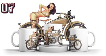 KUBEK HARLEY DAVIDSON + IMIE + KARTONIK
