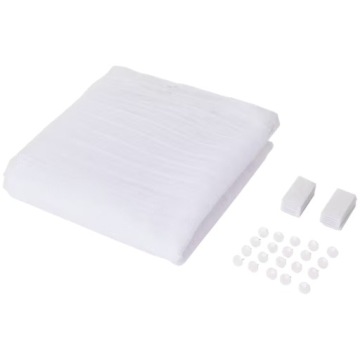 МАГНИТНАЯ МОСКИТНАЯ СЕТКА ДЛЯ ДВЕРЕЙ 100 x 210 см БЕЛАЯ