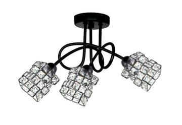 LAMPA SUFITOWA,KRYSZTAŁKI DO SALONU SPELL 202W LED