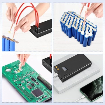 ТОЧЕЧНАЯ СВАРКА МИНИ-СВАРОЧНЫЙ МАШИНА ДЛЯ АККУМУЛЯТОРНЫХ ЭЛЕМЕНТОВ, РЕГУЛИРУЕМАЯ 7500МАЧ