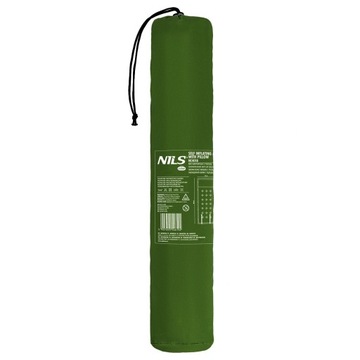 САМОННАДУВАЮЩИЙСЯ КОВРИК С ПОДУШКОЙ NILS CAMP NC4018 ТЕМНО-ЗЕЛЕНЫЙ