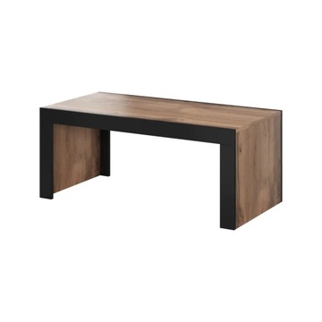 Ława/Stolik MILA 120x60x50 dąb wotan + czarny