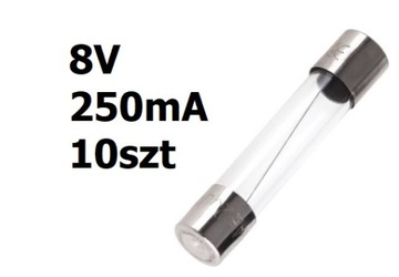 Żarówka osiowa 8V DC 0,25A 31mm 10szt