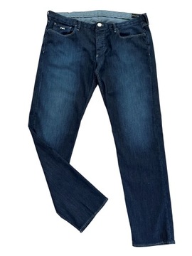 EMPORIO ARMANI jeansy męskie slim r. W 38 L 33