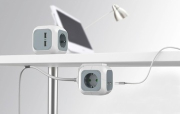 Настольный удлинитель-куб 2xUSB 1,4 м
