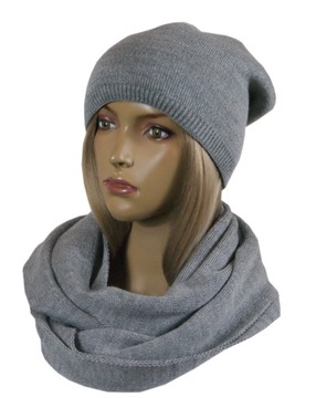 KOMPLET CZAPKA gwiazda + KOMIN # 31