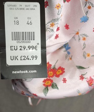 NEW LOOK nowy+metki top kwiaty UK 18