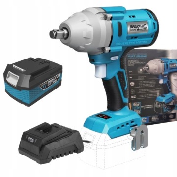 DEDRA 7157 УДАРНЫЙ КЛЮЧ 600 Нм, бесщеточный +5 Ач