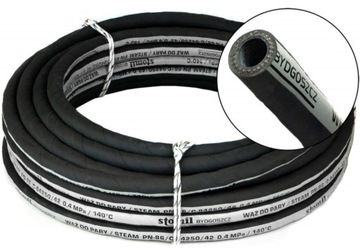 Wąż gumowy do pary nasyconej 140C 0.4 MPa średnica 31,5mm 2metry