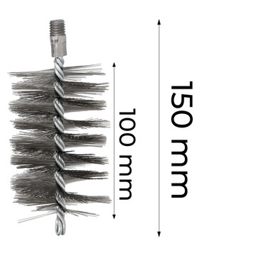 Пламенная плита щетка 40 -мм пламя