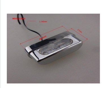 СВЕТОДИОДНАЯ ПОДСВЕТКА НОМЕРНОГО ЗНАКА ДЛЯ МОТОЦИКЛА ХРОМ