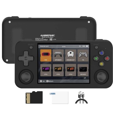 KRETRO ONSOLA PRZENOŚNA DO GIER RG35XX 3,5 CALA GIER MENU Z 64G