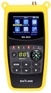 Miernik Sygnału Satelitarnego Satlink WS-6933 SAT do Ustawiania Anten 6933