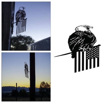 Стальной белоголовый орлан флюгер коттедж сад