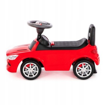 Samochód Jeździk SuperCar z sygnałem dźwiękowym czerwony