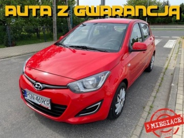 Hyundai i20 I Hatchback 5d Facelifting 1.1 CRDi 75KM 2013 Hyundai i20 KLIMATYZACJA CENTRALNY ZAMEK EL.SZYBY KOMPUTER SERWISOWANY GWA
