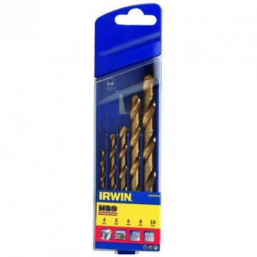 Komplet wierteł tytanowych Irwin 10502604 5 sztuk