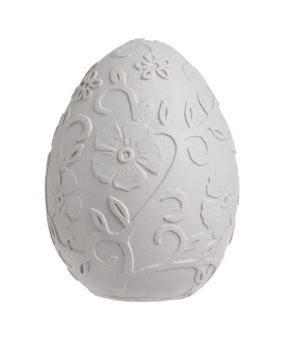 Ozdoba wielkanocna JAJKO 9cm biały WIELKANOC