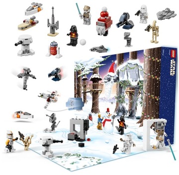 Календарь Lego Star Wars 75340 Вейдер C-3Po И R2-D2