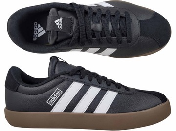 ADIDAS VL COURT 3.0 SAMBA ID6286 BUTY TRAMPKI TENISÓWKI MĘSKIE SKATE CZARNE