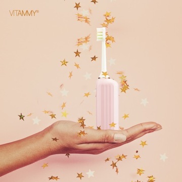 ЭЛЕКТРИЧЕСКАЯ ЗУБНАЯ ЩЕТКА VITAMMY VIVO SONIC + USB-ЧЕХОЛ, 3 ПРОГРАММЫ