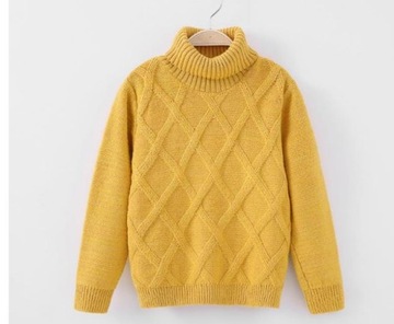 ДЕТСКИЙ ТЕПЛЫЙ СВИТЕР, ЭЛЕГАНТНЫЙ УТЕПЛЕННЫЙ ГОЛЬФ