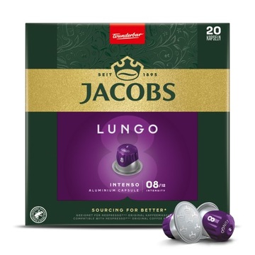 Kapsułki Jacobs lungo 8 komp z Nespresso(r)* 20szt