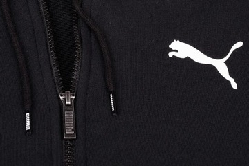 BLUZA MĘSKA PUMA CZARNA Z KAPTUREM ROZPINANA R.XXL