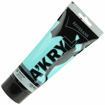 Farba akrylowa Renesans 39 turkusowy 200 ml