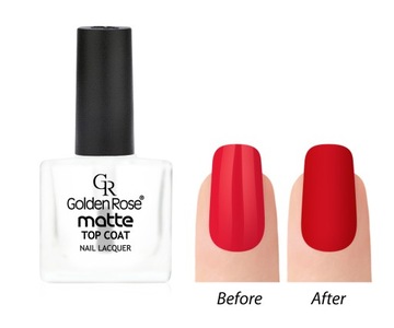 GOLDEN ROSE МАТОВЫЙ ПОКРЫТИЕ МАТОВЫЙ ОТВЕРДИТЕЛЬ