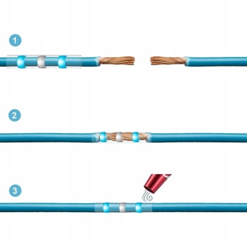 НАБОР ИЗ 150 ШТ. ЭЛЕКТРИЧЕСКОГО БЫСТРОРАЗЪЕМНОГО РАЗЪЕМА С ОЛОСТОЧНЫМ ТЕРМОУСАДОЧНЫМ КАБЕЛЕМ