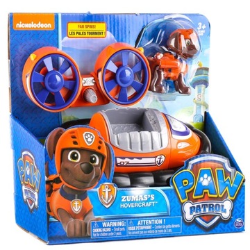 PAW PATROL ZUMA Судно на воздушной подушке ДВИЖУЩИЕСЯ ВИНТЫ