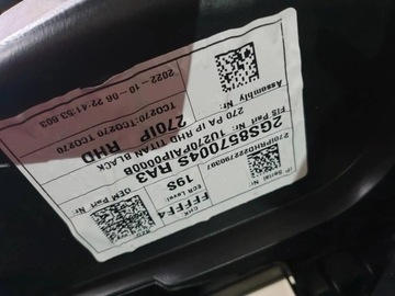 VOLKSWAGEN TAIGO 2023R DESKA ROZDĚLOVAČE KONZOLA KOKPIT