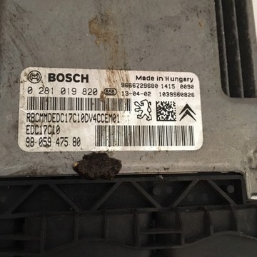 JEDNOTKA 9805947580 PEUGEOT 208 1,4 HDI 9666729680
