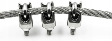 ЗАЖИМ 10 мм КИСЛОСТОЙКИЙ ВЕРЕВОЧНЫЙ, нержавеющая сталь A4 8248