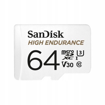 Карта памяти SanDisk High Endurance SDXC 64 ГБ