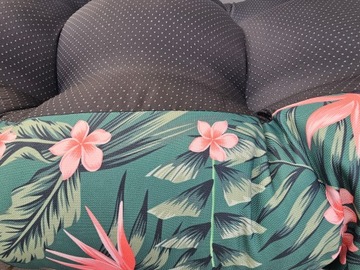 Подушка для качелей садовая 160х55х55 Попугаи