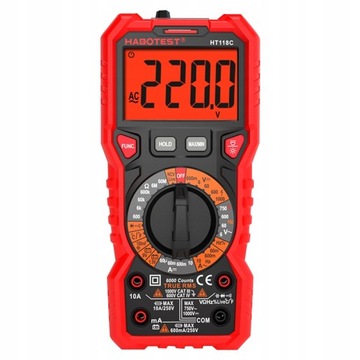 HABOTEST HT118C Cyfrowy multimetr Zakres ręczny