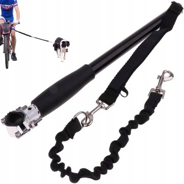 SMYCZ ROWEROWA UCHWYT DLA PSÓW PSA NYLON STALOWA