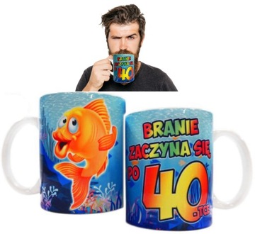 KUBEK prezent NA URODZINY 18 30 40 50 60 dla niego