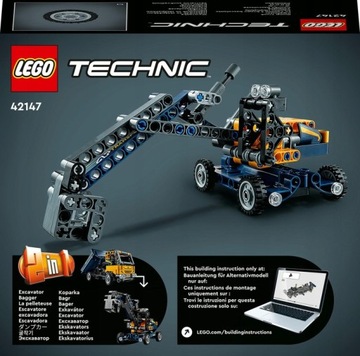KLOCKI LEGO TECHNIC SAMOCHÓD WYWROTKA CIĘŻARÓWKA I KOPARKA VIP SZYBKO 24H