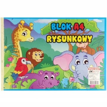 Blok rysunkowy biały A4 1szt.