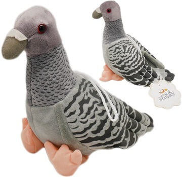 MASKOTKA ptak GOŁĄB pluszak PLUSZOWA gołąbek 26cm